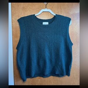 Dry goods green sweater vest